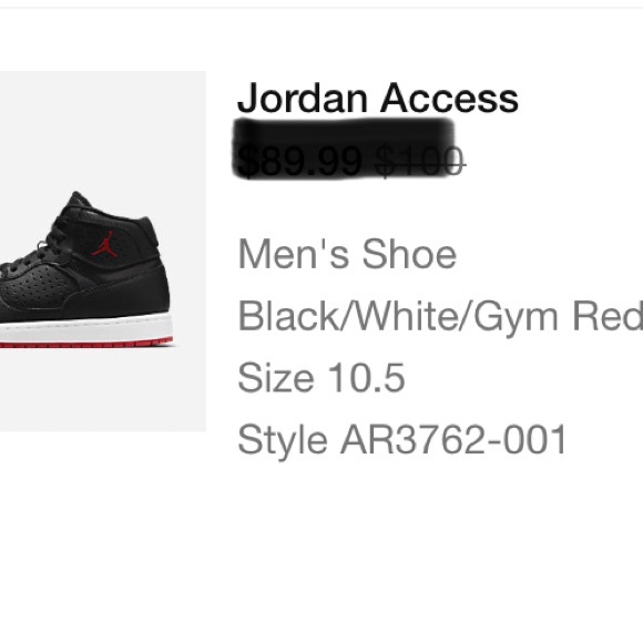 Nike Air Jordan Jumpman Access 10.5 Like New - Picture 6 of 6